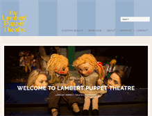 Tablet Screenshot of lambertpuppettheatre.ie